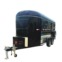 Remorque utilitaire haut de gamme sur mesure, style approuvé par les célébrités, remorque pour 2 chevaux, designs de remorques pour chevaux fabriquées en Chine
