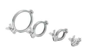 แคลมป์แบบปรับได้สำหรับงานหนัก 13EU แบบสองขา ผลิตจากสแตนเลส SS304/316L มาตรฐาน DIN สำหรับงานน้ำ ระบายน้ำ อาหาร และเครื่องดื่ม - Product Image 3