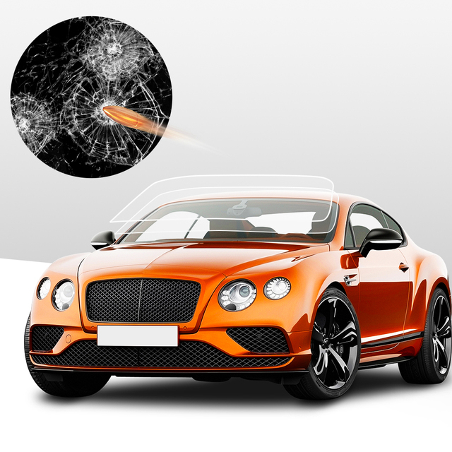 7Mil Car Windshield Film Car Home Glass protection Safety Window Film Sheet with Anti Explosion Tinted Film