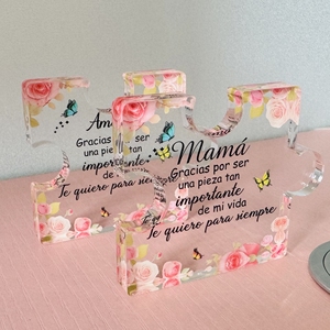 La tua luce brillerà sempre nel <span class=keywords><strong>mio</strong></span> cuore, targa acrilica commemorativa personalizzata con foto, regali di simpatia per la perdita della persona amata - Product Image 6