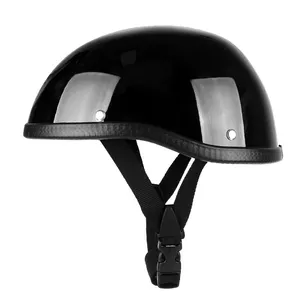 Casco de moto ABS de media cara, para harley davidson, venta al por mayor