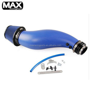 Max phổ Air intake đối với Honda Civic B16 B18 ví dụ như EK động cơ Turbo lá chắn lạnh Air intake Ống cảm ứng bộ lọc màu đỏ - Product Image 4