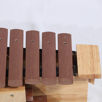 Hot Sale Genuine Mahogany Wood Xylophone Percussion Instrument Metal Stand High/Low Bass Box Safety Certified for Ages 8-13
