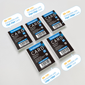 Buste Protettive Trasparenti in PP 15PT-180PT per <span class=keywords><strong>Carte</strong></span> Collezionabili e Porta <span class=keywords><strong>Carte</strong></span> con Caricamento dall'Alto per <span class=keywords><strong>Carte</strong></span> Sportive e da Gioco - Product Image 5