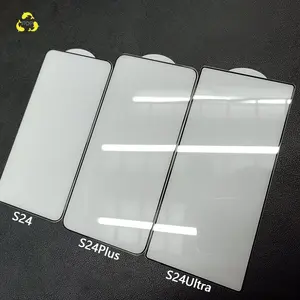 Großhandel Fingerabdruck-entsperren ohne Verpackung für Samsung S24 S23 S22 S21 Serie Bildschirmschutzfolie gehärtetes Glas
