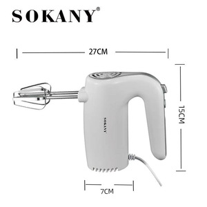 Batteur à œufs électrique Sokany 956, mélangeur domestique pour pâte et petits gâteaux, batteur à crème automatique – Vente chaude - Product Image 3