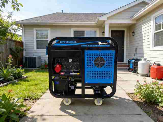 High-efficiency 12kw Open Frame Gasoline Generator for Outdoor Construction Backup Power