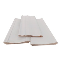 Plinthe de sol moderne en MDF blanc apprêté, étanche, pour intérieur, moulure de plinthe, encadrement de porte, écologique, durable, pour hôtel de première classe