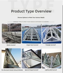Lucernario Scorrevole Motorizzato con Vetro Laminato, Finestra da Tetto in Alluminio <span class=keywords><strong>per</strong></span> Progetti Commerciali e Industriali - Product Image 4