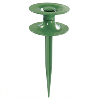 Guide de tuyau anti-pliement robuste comme protecteur de tuyau d'arrosage avec piquet rotatif pour bordure de parterre de fleurs