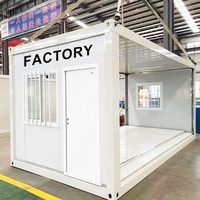 Prix de gros Assembler Déplier Modulaire Préfabriqué Expédition Flatpack Cabine Conteneur Préfabriquée Maison Préfabriquée