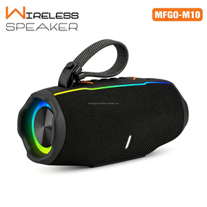 Enceintes portables robustes MFGO-M10 pour fêtes, avec batterie Bluetooth 2400 mAh, idéales pour <span class=keywords><strong>la</strong></span> <span class=keywords><strong>plage</strong></span> et les soirées au bord de <span class=keywords><strong>la</strong></span> piscine – Le meilleur choix - Product Image 2