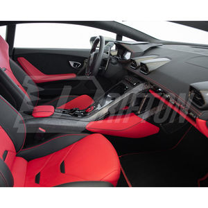 Panel de Reemplazo de Fibra de Carbono Seca para Consola Central (Ambos Lados) para Kits de Interiores Lamborghini Huracán LP610 LP580 EVO Tecnica - Product Image 4