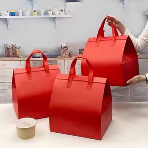 Sac isotherme personnalisé en aluminium jetable non tissé, portable, pour livraison de repas et boissons chaudes ou froides - Product Image 3