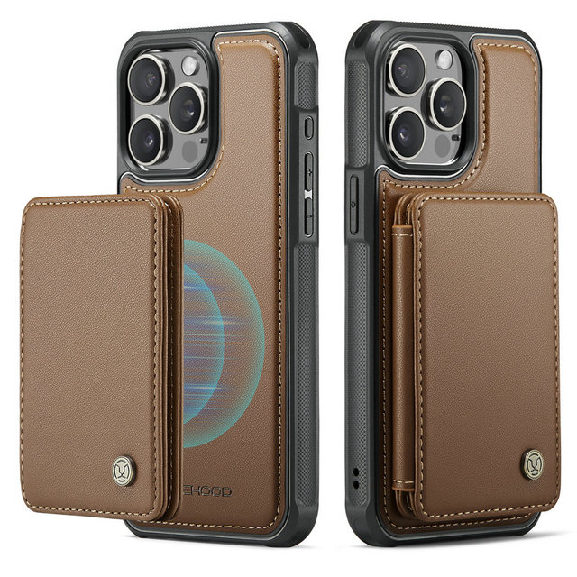 CaseMe 2-in-1 Detachable Flip Leather Phone Case with Kickstand & RFID Blocking Card Holder Compatible for iPhone 16 15 14 13 12