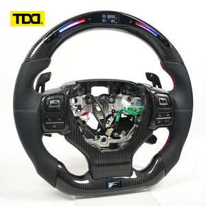 Volante Deportivo TDD Real de Fibra de Carbono con LED, Compatible con Lexus IS IS250 IS250C IS300 IS300C IS350 IS350C F SPORT 2005-2011 - Product Image 4