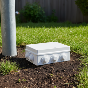 Outdoor Junction Box 200X155X80mm With <b>Cable</b> Gland Holes <b>Waterproof</b> Electrical Enclosure - Product Image 3