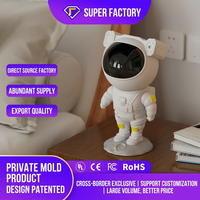 Lampe de Projection Ciel Étoilé Dynamique Astronaute avec Musique - Veilleuse Ambiance Chambre Décoration Plafond Chevet Faible Consommation Matériau ABS