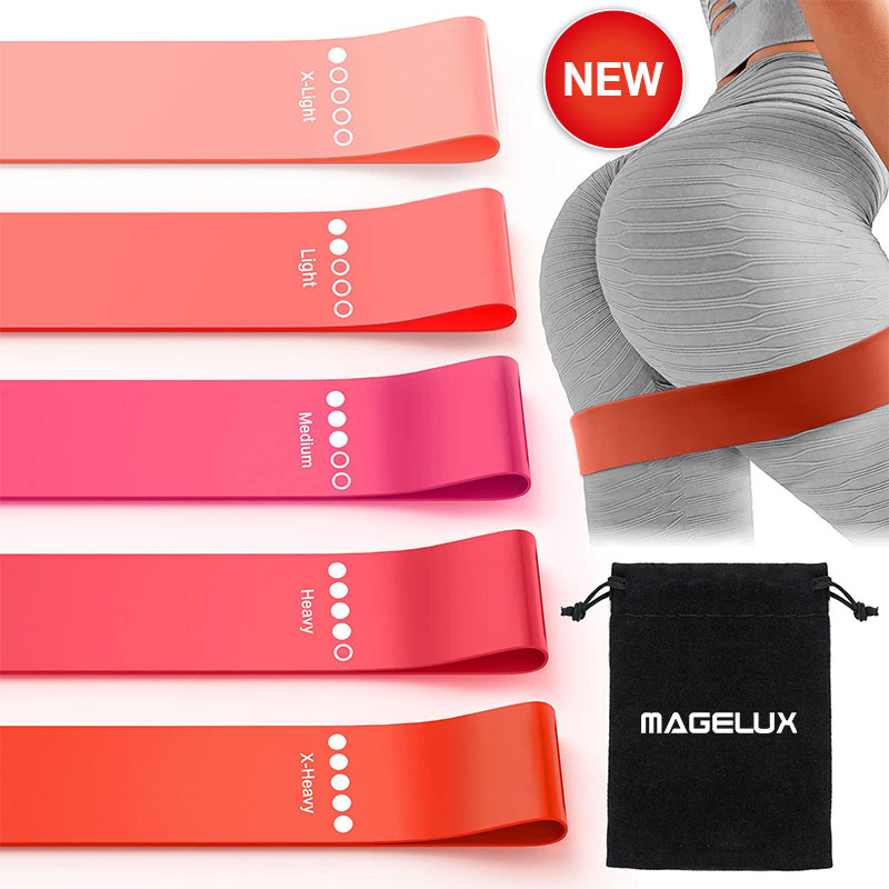 Exercise Elastic Theraband Tpe Gym Adjustable Fitness Band Resist Latex Wholesale Yoga Loop Custom Hip Long Resistance Band Set