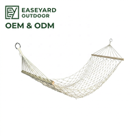 Hamac de plage moderne en corde de coton pour patio, chambre, jardin, extérieur