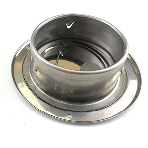 Capot mural <span class=keywords><strong>extérieur</strong></span> en acier inoxydable <span class=keywords><strong>Clapet</strong></span> anti-retour Couvercle de ventilation Capot d'échappement Lame mobile - Product Image 3