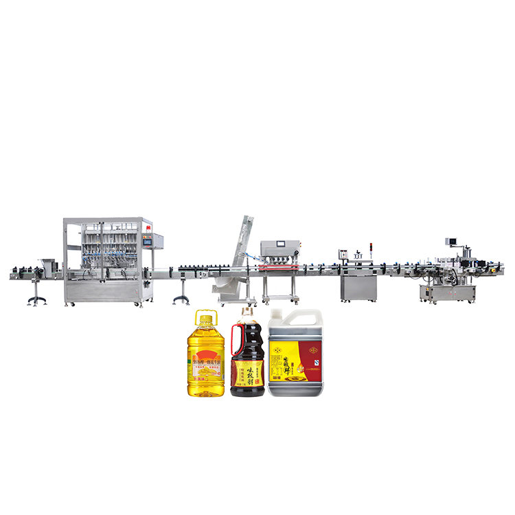 Высококачественная автоматическая линия розлива бутылок, машина для розлива и упаковки съедобного масла