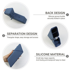 Silicone Makeup Organizer Large Capacity Cosmetic Storage <b>Bag</b> Eco-Friendly Safe Easy Clean - Product Image 5