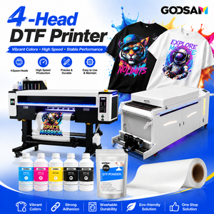 A1 Dtf Printer 2 Head 4 Head XP600 I1600 I3200 60cm Direct to Film <b>Printing</b> <b>Machine</b> Bundle for Clothing Textile - Product Image 1