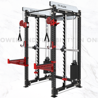 TT FLEX Rack d'entraînement complet, Machine Smith, Rack pour Squats et Bench Press, Équipement de musculation pour salle de sport à domicile