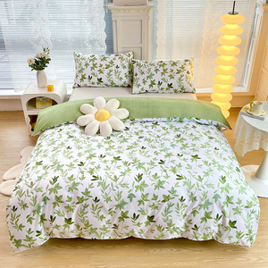 Juego de Edredón de Siete Piezas para Boda, Funda Nórdica, Fundas de Almohada, Diseño Estampado, Relleno de Lana para Otoño, Resistente al Agua, Calidad 300 Hilos - Product Image 2