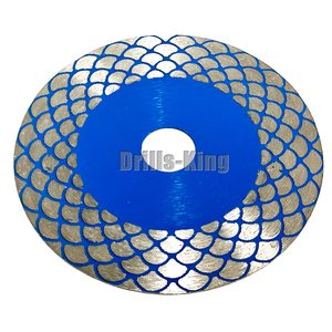 Disco Diamantato 115 Disco de ventilador de cerámica Disco de corte de azulejo Máquina Hacer diamantes Hoja de sierra Disco de corte de azulejo de porcelana sin chips - Product Image 2