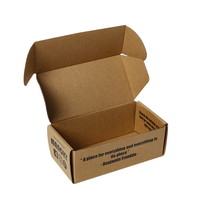 Boîte d'expédition en carton ondulé imprimé avec logo personnalisé pour cosmétiques, vêtements, montres, cadeaux, emballage