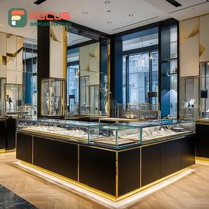 Fabricante de Sistemas de Exhibición de Joyería Minimalistas Personalizados, Mostrador de Exhibición Comercial con Superficie Pulida - Product Image 3