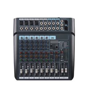 Controlador de DJ de música completa personalizado Mezclador alimentado 8 canales 6 entradas de micrófono Control de consola Sistema de <span class=keywords><strong>audio</strong></span> profesional USB - Product Image 2