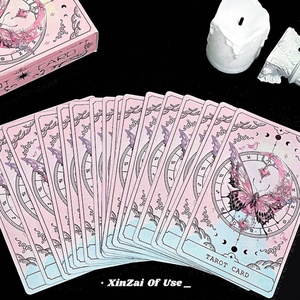 Tarot Wester Classic, jeu de tarot de haute qualité, 78 cartes en papier, nouveau, original, apprentissage et prévision, emballage en boîte couleur papillon rose - Product Image 4