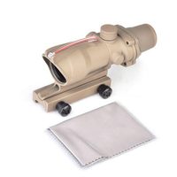 Lunette de visée laser rouge AIM-O 4X 32 avec point rouge, éclairage 4X, accessoire tactique AO1002, 520g, en alliage d'aluminium durable