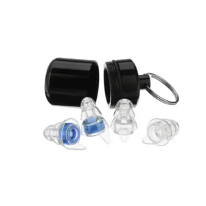 Шнурки для ушей с прозрачным силиконовым фильтром