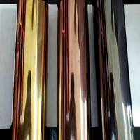 Tube métallique rond en acier inoxydable 201 304 poli miroir pour main courante et balustrade