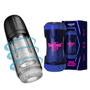 Juguetes sexuales automáticos para hombres Stroker, masturbador masculino, venta al por mayor de adultos, función de empuje y calentamiento vibratorio - Product Image 4