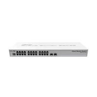 Routeur/Switch MikroTik CRS326-24G-2S+RM 24 ports 10 Gigabit géré par le cloud, 24xGbit LAN, 2xSFP+, montage en rack, entreprise
