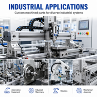 Pièce industrielle usinée CNC de haute précision sur mesure pour équipements d'automatisation, systèmes mécaniques et assemblage industriel
