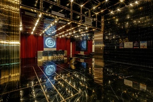 Conjunto de muebles de <span class=keywords><strong>Bar</strong></span> de diseño de pared Interior de club nocturno, barra de cerveza Led de acero inoxidable, mesas y sillas de <span class=keywords><strong>Bar</strong></span> alto para restaurante - Product Image 6