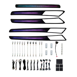 Kit d'éclairage d'ambiance automobile 64 couleurs pour Volkswagen <span class=keywords><strong>Golf</strong></span> <span class=keywords><strong>7</strong></span> MK7 2014-2021 LHD/RHD, éclairage LED synchronisé arc-en-ciel - Product Image 3