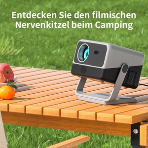 โปรเจคเตอร์ H10อัจฉริยะพกพาได้5G WiFi LED วีดีโอ HD 1080P โปรเจคเตอร์โฮมเธียเตอร์โปรเจคเตอร์4K 500ลูเมนแอนดรอยด์11 - Product Image 2