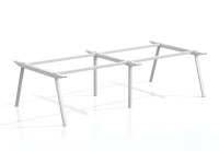 Table de conférence moderne en métal pour l'école et la salle à manger, bureau de réunion de haute qualité pour le bureau
