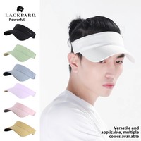 Visera Deportiva Lackpard de Estilo Informal para Adultos, Unisex, 100% Poliéster, con Bordado 3D y Estampado Digital, para Verano
