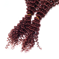 Cheveux brésiliens Remy Super Double Drawn en vrac pour les locs bouclés