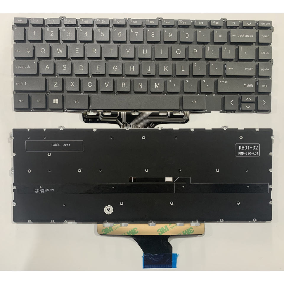 Internal Keyboard US Layout for HP Envy X360 13-AY 13-BA 13T-BA 13-BD ...