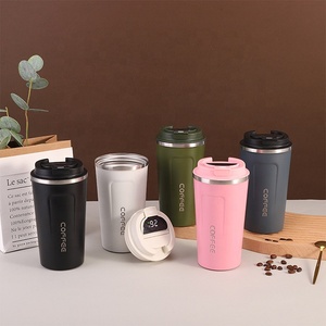 High Quality Double Wall Stainless Steel Vacuum Smart Temperature <strong>Controlled</strong> Coffee Mug Cups With Temperature Display Led Lid - Product Image 6