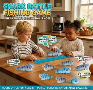 Divertente e coinvolgente gioco di cattura dei squali per i più piccoli, per imparare il confronto delle dimensioni e il conteggio attraverso il gioco - Product Image 3